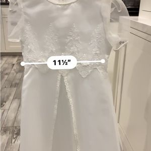 little girls white communion dress, flower girl dress, Easter Dress Size 7